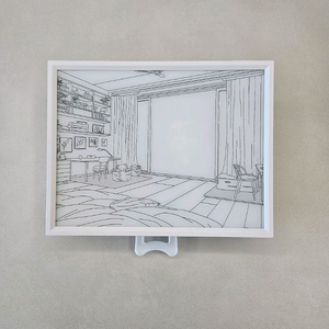 라인트 선샤인 LED 그림 액자 무드등 조명