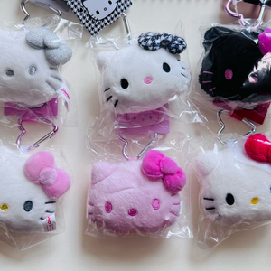 <일본 정품 산리오> 헬로키티 페이스 인형 키링, 키티인형 키링