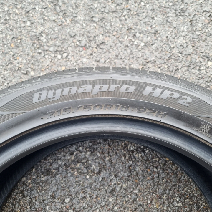 215 50 18 한국 다이나프로 hp2 중고타이어 판매합니다 이미지