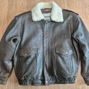 국내산 일본판 항공잠바 천연가죽 천연양모