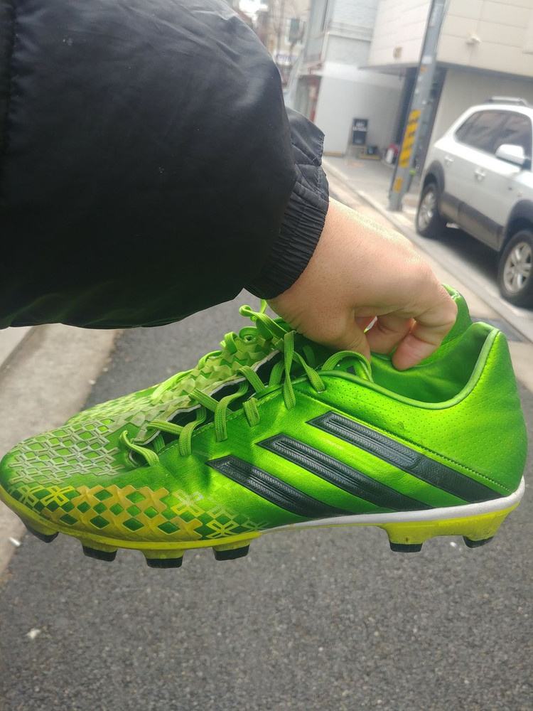 Adidas 프레데터 12 hg 그린색 285m 이미지