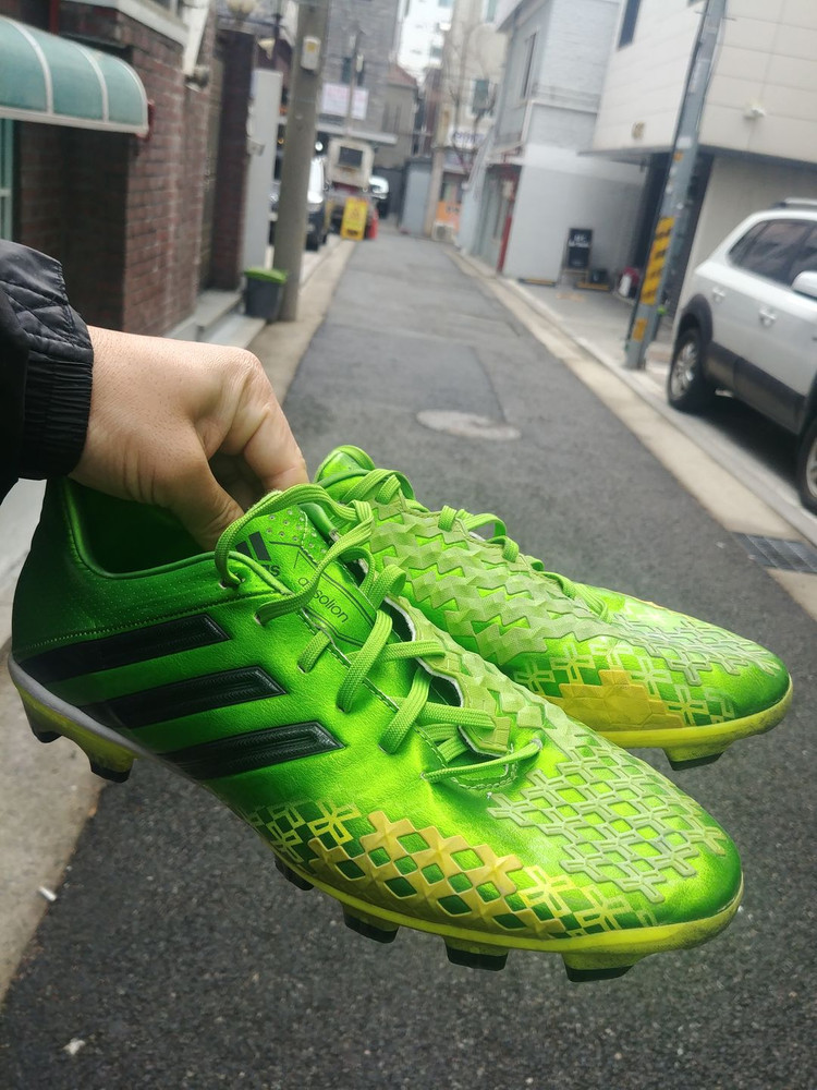 Adidas 프레데터 12 hg 그린색 285m 이미지