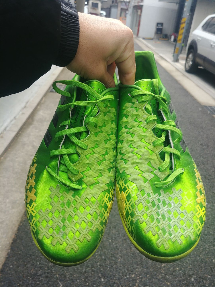 Adidas 프레데터 12 hg 그린색 285m 이미지