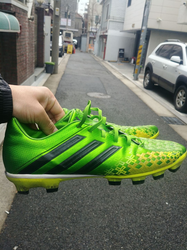 Adidas 프레데터 12 hg 그린색 285m 이미지