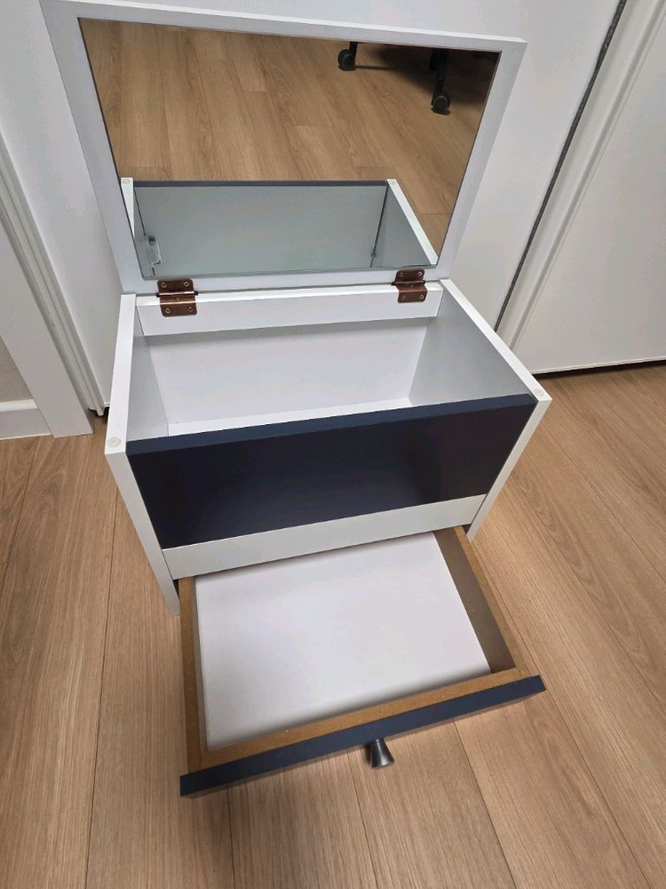 미니 좌식 화장대--1