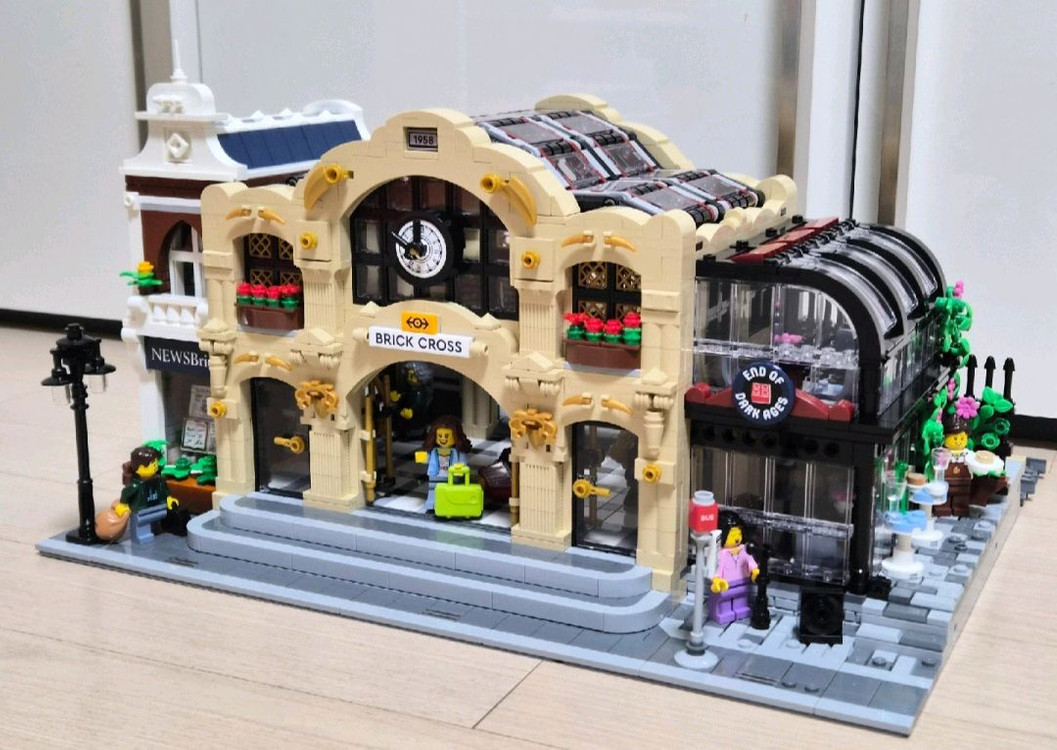 레고 브릭링크 펀딩 제품 910034 브릭크로스 기차역 1회조립--1