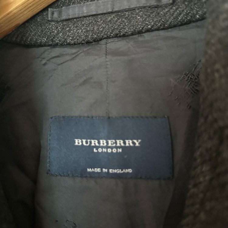 105 버버리 모직코트 차콜--2