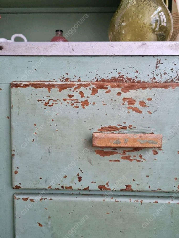 오리지널 영국빈티지 파인우드 키친장 그릇장 가구 이미지