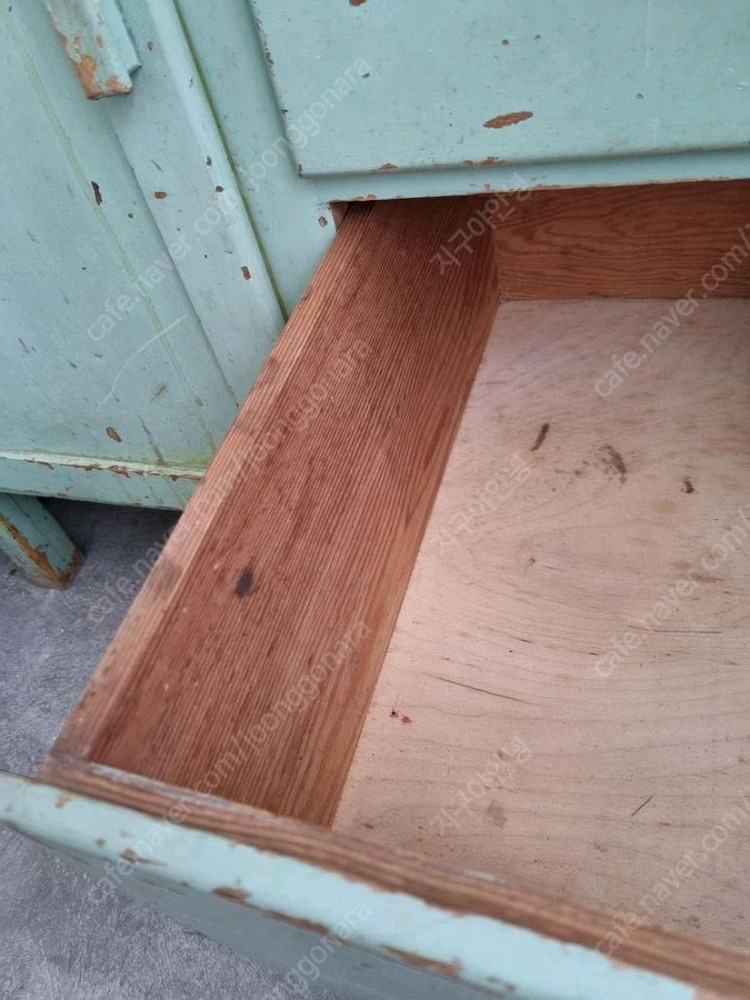 오리지널 영국빈티지 파인우드 키친장 그릇장 가구 이미지