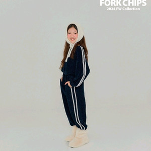 포크칩스 허니밴딩 레이스 상하세트 네이비 jm