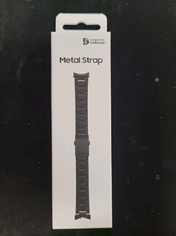 삼성정품 갤럭시워치4 메탈스트랩 블랙(GP-TYR890) 이미지