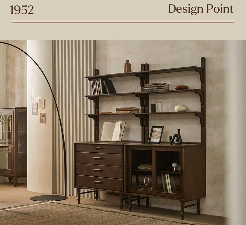 로맨틱캬바레 1952 원목 수납장--3