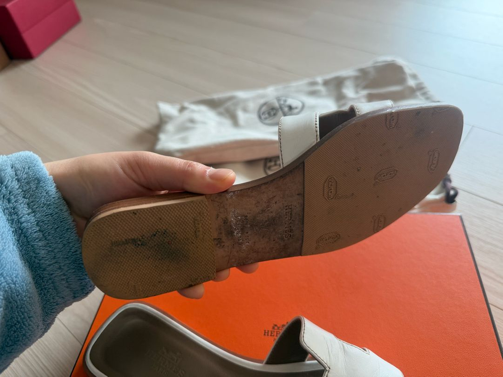 에르메스 오란 샌들 37사이즈--1