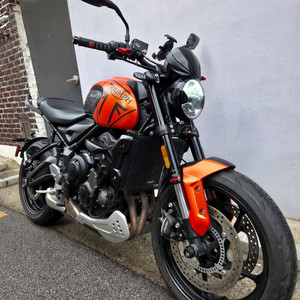 트라이엄프 트라이던트660 23년식 사용검사 완료,점검 완료