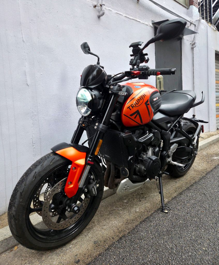 트라이엄프 트라이던트660 23년식 사용검사 완료,점검 완료--1