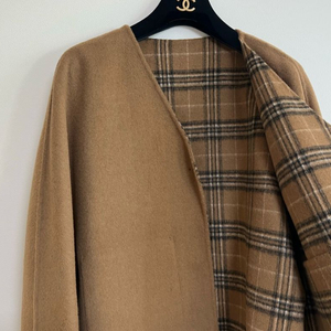 바이미나 체크 리버시블 코트 자켓 정유미 11am 라밤바룸 프레쉬라벨