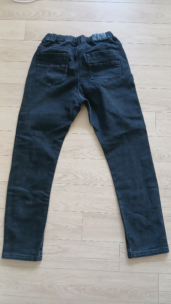 레노마150사이즈 약기모 데님바지--4