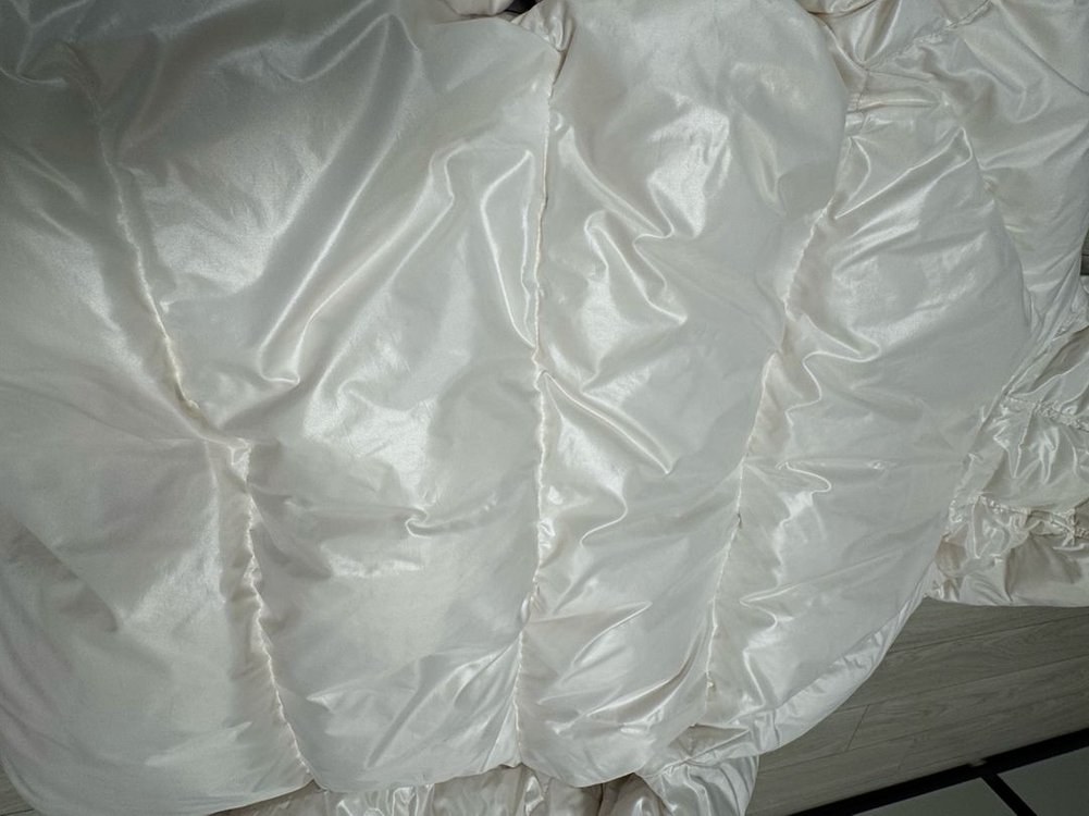 피레넥스 스탠 화이트 유광 후디드 패딩 XL--8