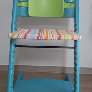 사용감 있는 스토케 트립트랩 의자 12만원에 팔아요~(+쿠션, 구형 베이비세트 가드, 등받이 포함)