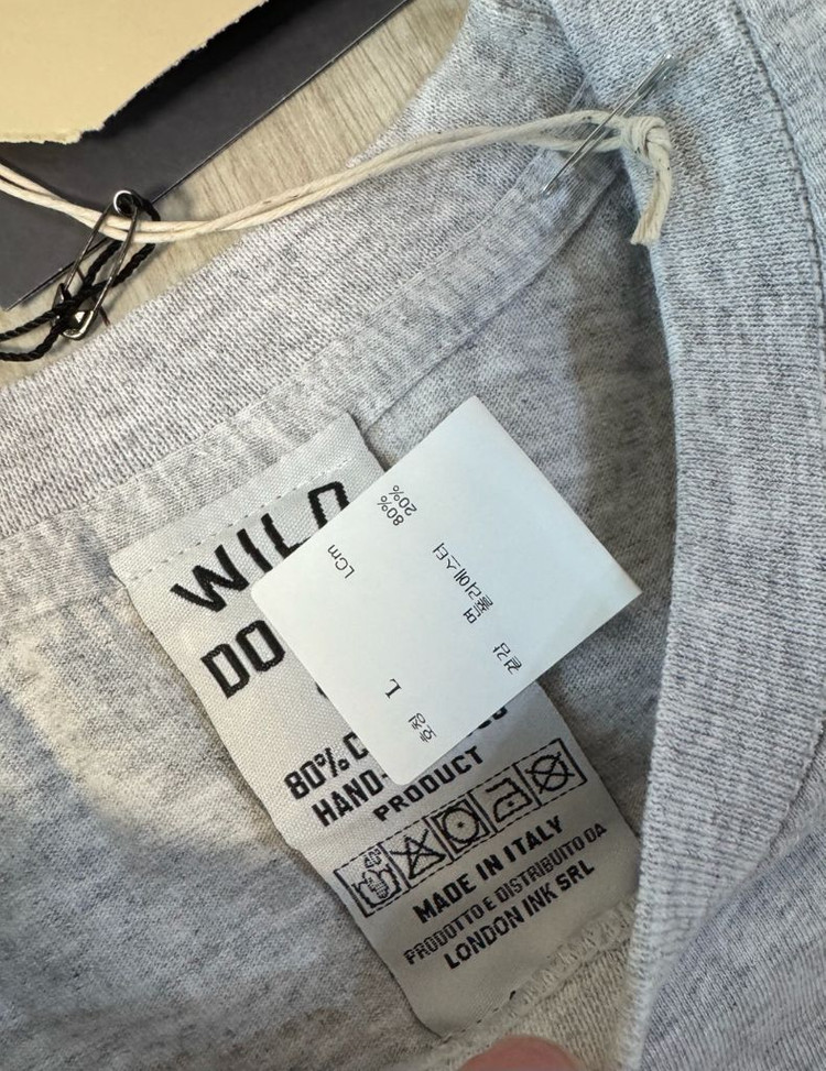 와일드동키 아이비리그 그래픽 티셔츠 L 새상품--3