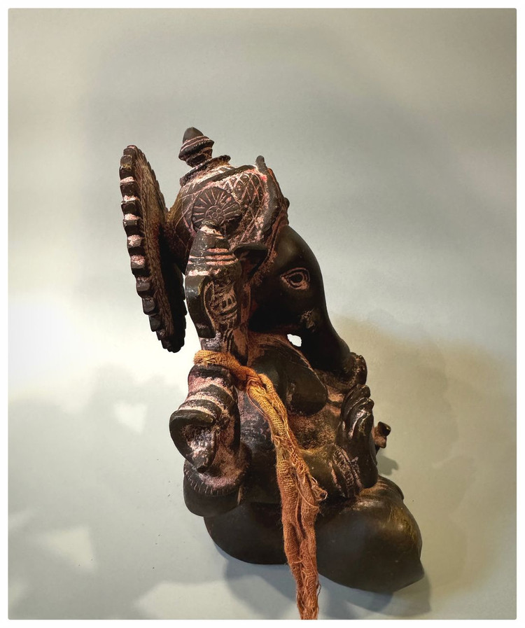 (판매 완료) 앤티크 가네샤 조각상 이미지