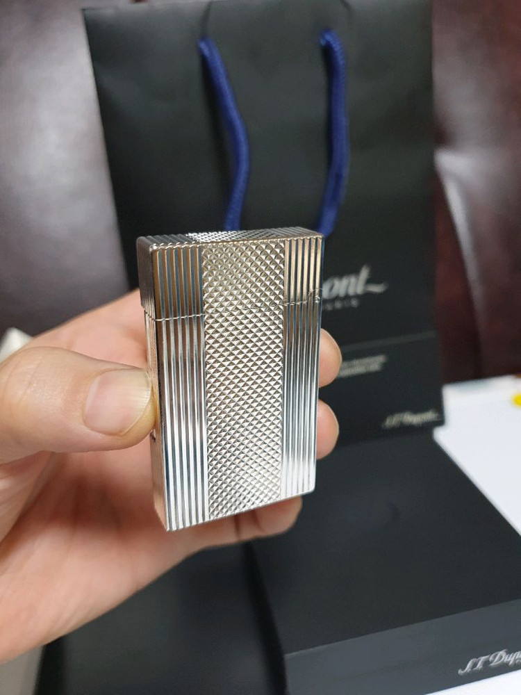 [새상품] 듀퐁라이터 라인2 ca16930 은장 듀퐁 라이타 이미지