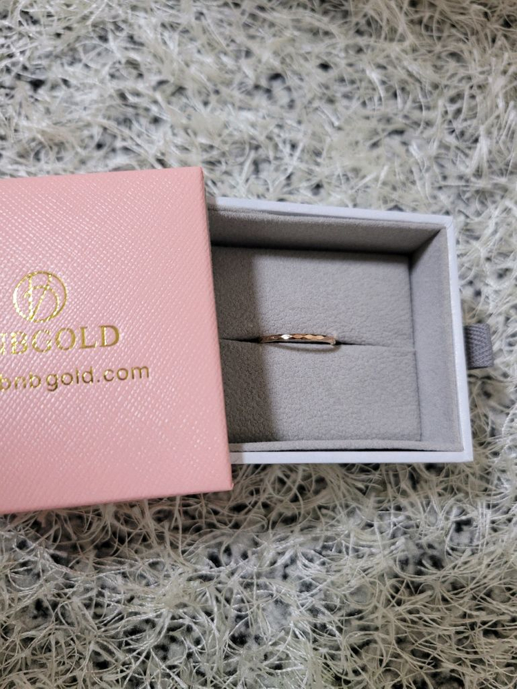 비앤비골드 14k반지 11호--3