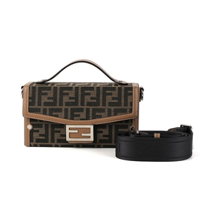 [중고명품다올] 펜디 FF 패브릭 소프트 트렁크 바게트백 7VA565