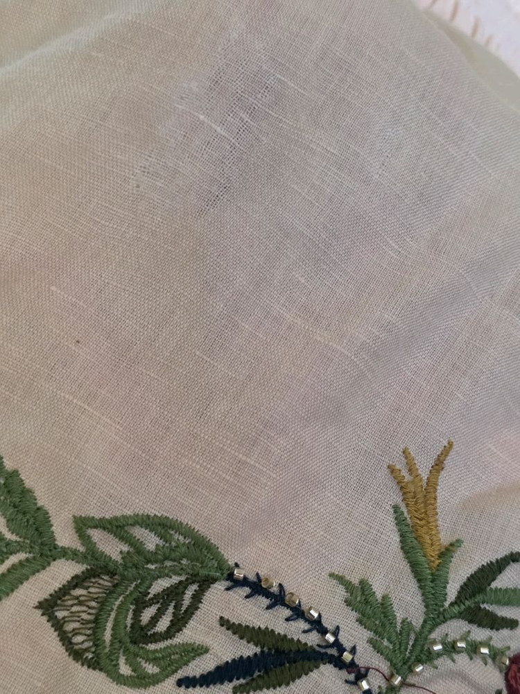 츄 착용 자라 ZW 컬렉션 자수 팬츠 xs, 자수 탑 s사이즈. 이미지