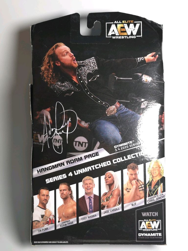AEW WWE 피규어 행맨 아담 페이지 미개봉--1