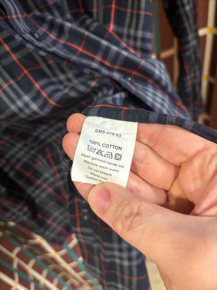 버버리 런던 체크 긴팔 셔츠 이미지