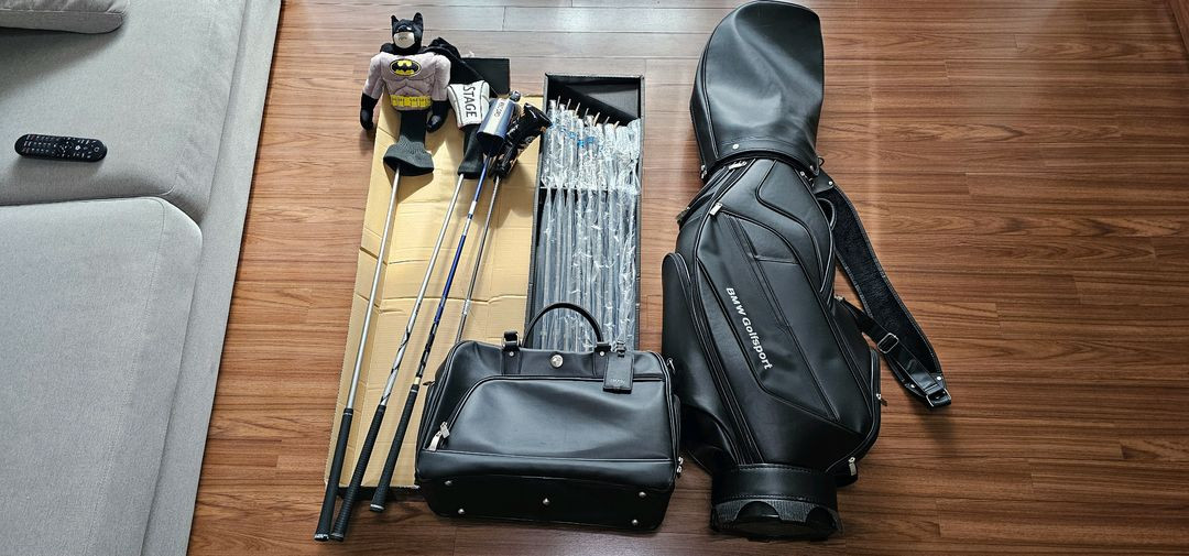 남성용 골프채 풀셋트(새상품 : 새상품 아이언셋트 및 골프백 셋트 포함) 판매합니다. 이미지