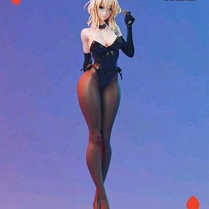 Uncle Happy OTJ 바니걸 바이올렛 에버가든 A버전 레진 스테츄 피규어 미피 개봉양품 이미지