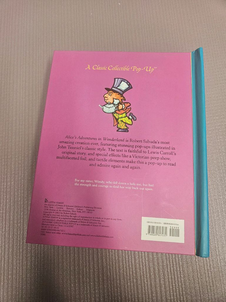 앨리스 3d 팝업북(로버트 사부다)--8