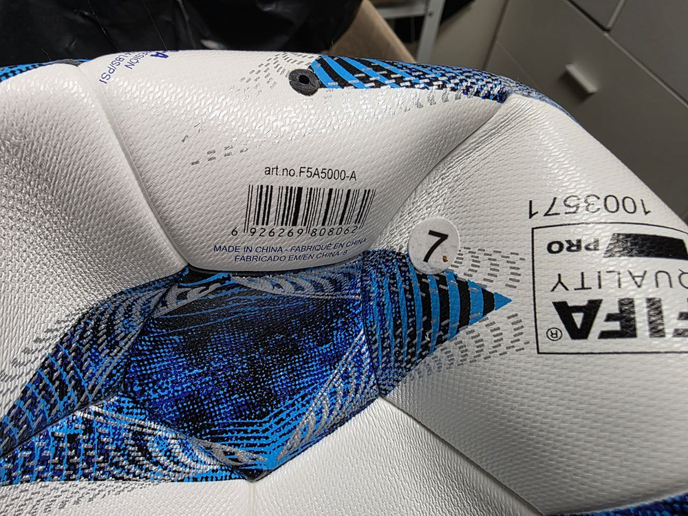 [새상품]몰텐 월드컵 축구공 F5A5000-A 5호 공인구. 원가 40,830원--4