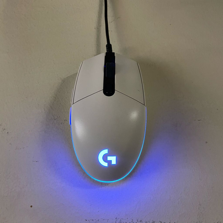 로지텍 g102 화이트 1세대 프로디지 키보드 마우스 헤드셋 스피커 사운드바--1