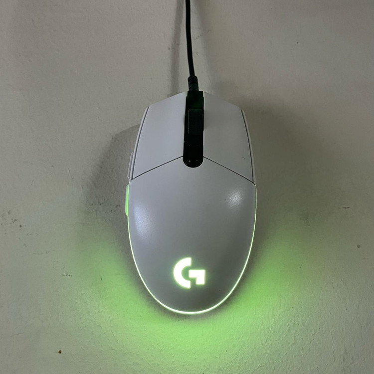 로지텍 g102 화이트 1세대 프로디지 키보드 마우스 헤드셋 스피커 사운드바--2