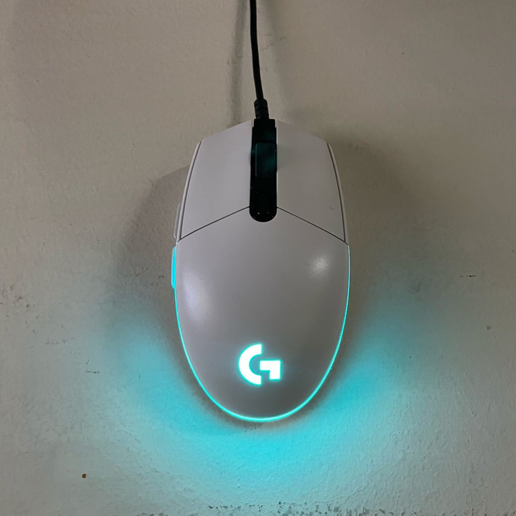 로지텍 g102 화이트 1세대 프로디지 키보드 마우스 헤드셋 스피커 사운드바--3