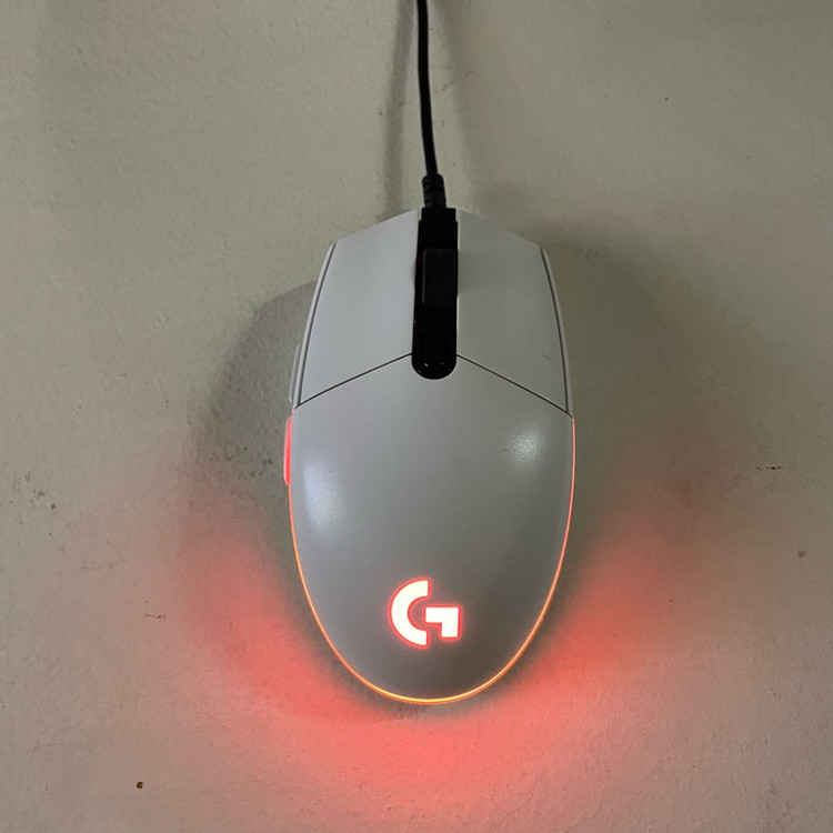 로지텍 g102 화이트 1세대 프로디지 키보드 마우스 헤드셋 스피커 사운드바--4