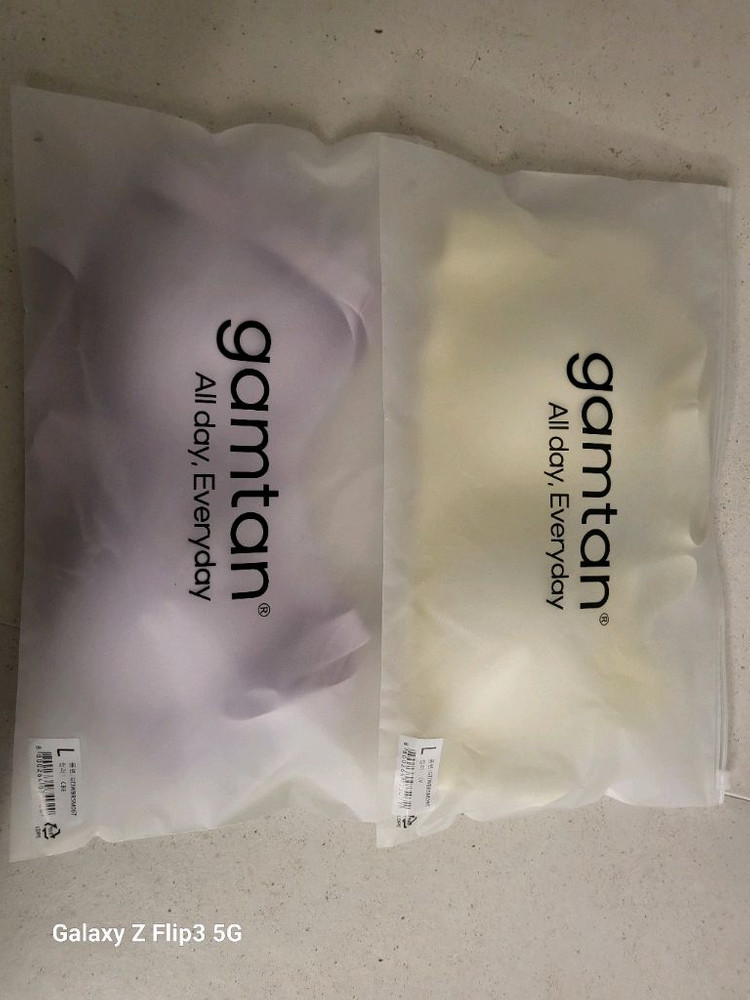 새상품))감탄브라 실크리프트 자세브라 L사이즈 2세트 이미지