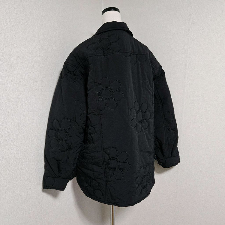 빈티지 플라워패턴 퀼팅 패딩자켓 / 여성 점퍼/ 여성 자켓--5