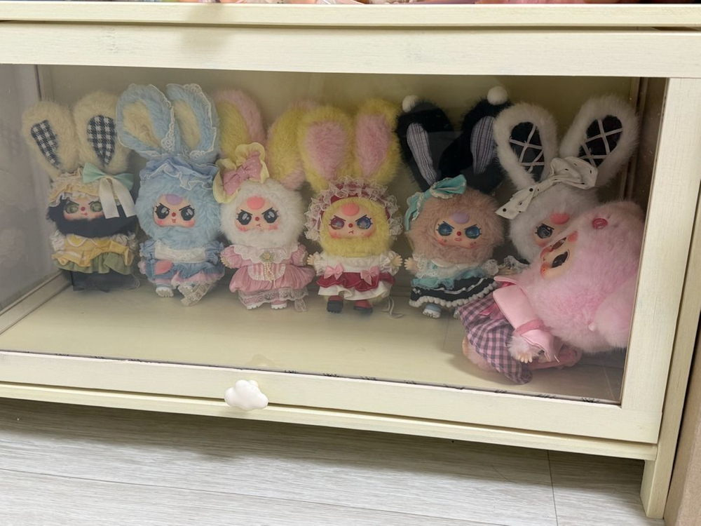 인형 정리해요(밤토끼,베이비쓰리,노미 등등) 이미지
