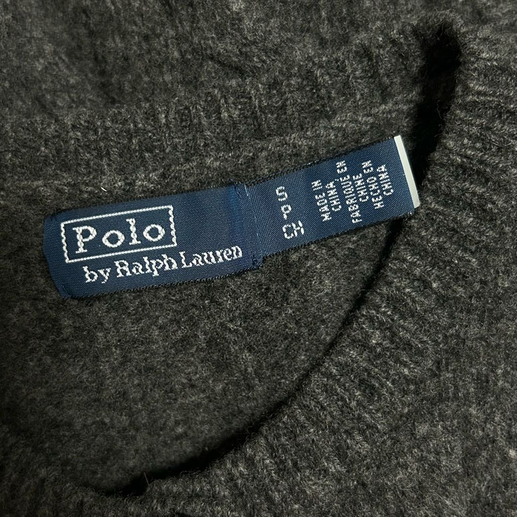 폴로 랄프로렌 신형 큐알 꽈배기 케이블 니트 울 캐시미어 가디건 차콜 그레이 차콜 S--8