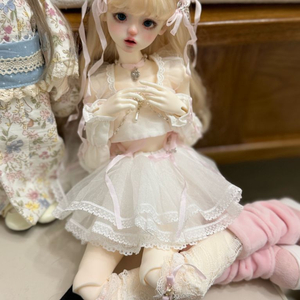 구체관절인형 msd 가발+의상 +신발set