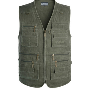 미사용 오디패스 멀티 포켓 야상 캐주얼 베스트 XL