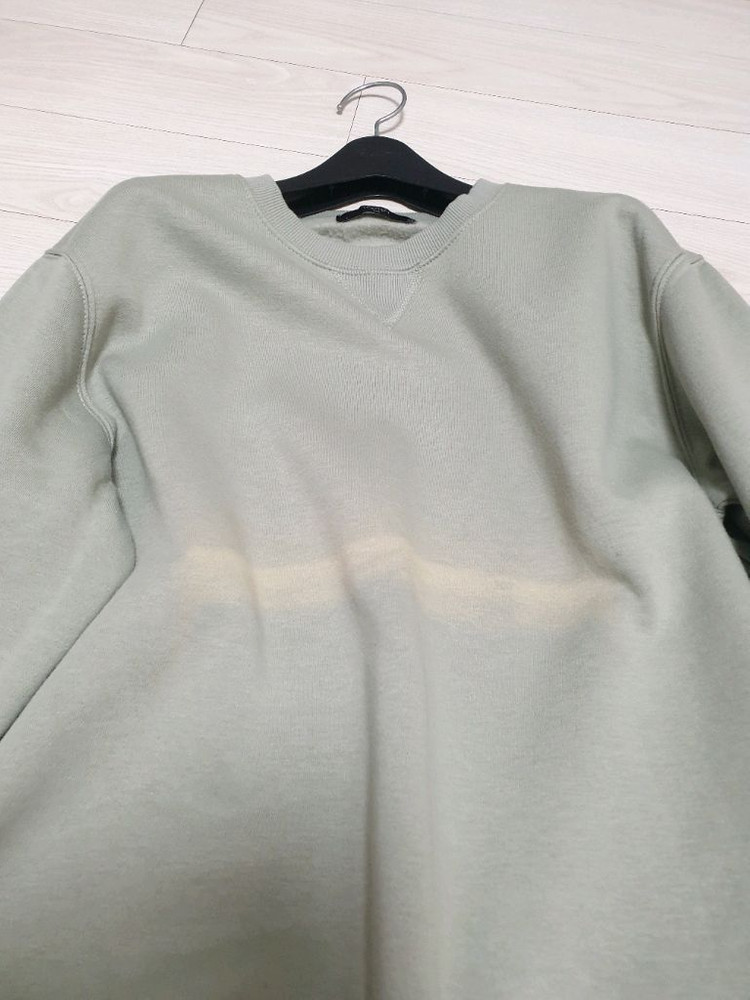 (미사용) 탑텐 기모 맨투맨 티--4