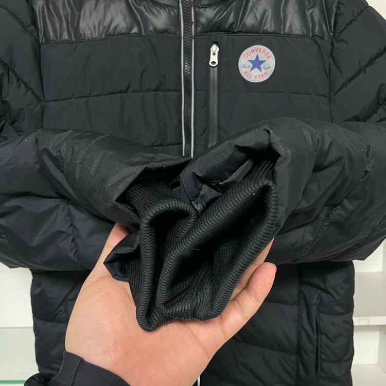 컨버스 블랙 키즈 경량 점퍼자켓 XL 이미지