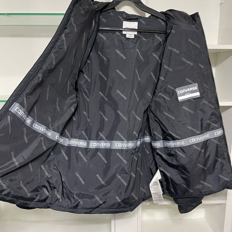 컨버스 블랙 키즈 경량 점퍼자켓 XL 이미지