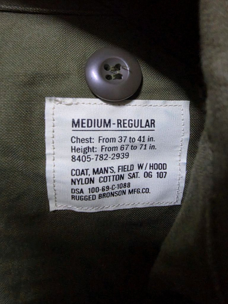 브론슨 m-65 택시 드라이버 필드자켓 M사이즈--1