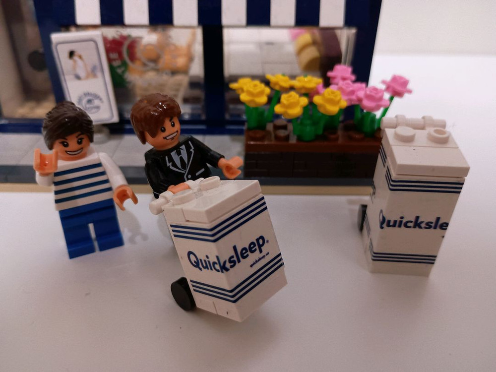 (단순조립 상태최상) 퀵슬립 대형 옥스포드 콜라보 블록--1